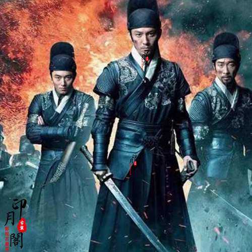 影视古装明朝锦衣卫飞鱼服男武侠古装侠客服明朝男古装刺绣侍卫服 - 图1