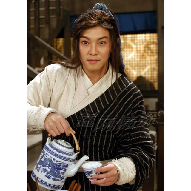 Movie and TV Costumes Martial Arts Story Bai Zhantang Li Dazui Yan Xiaoliu Xing Captou the same style of costume cotton and linen male costume group