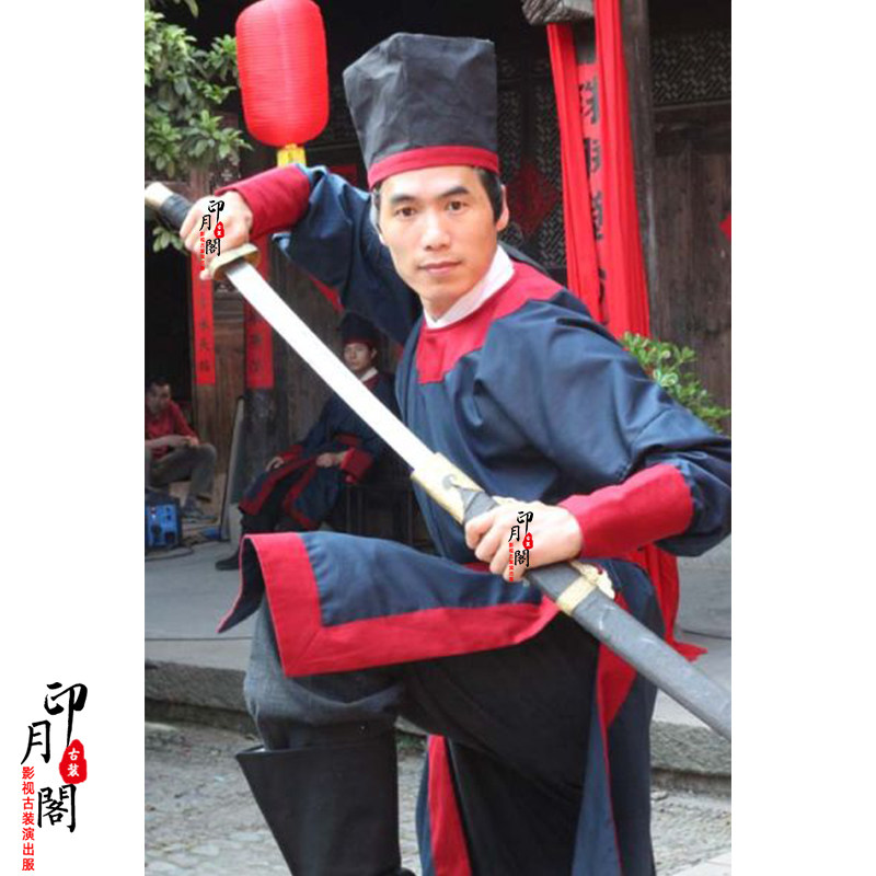 影视唐朝宋朝明朝男士捕快服衙门衙役捕头带刀侍卫侠客服大侠古装_虎窝淘