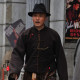 The same style of ancient costumes for men in the Republic of China.