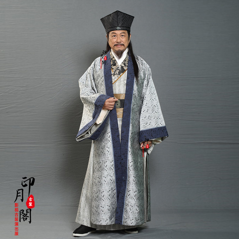 影视唐朝宋朝明朝男士汉服富商员外古装掌柜服老爷官员便装演出服