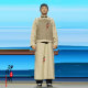Qing Dynasty male minister Beile wears mandarin jacket