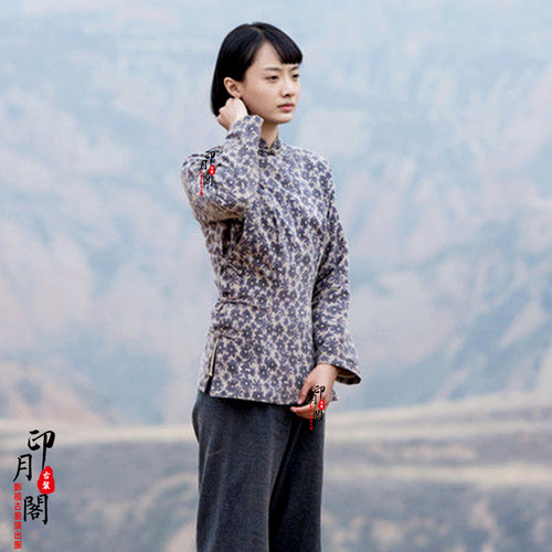 红高粱九儿白鹿原清朝民国女士丫鬟古装村姑秧歌服棉麻群演老百姓 - 图2