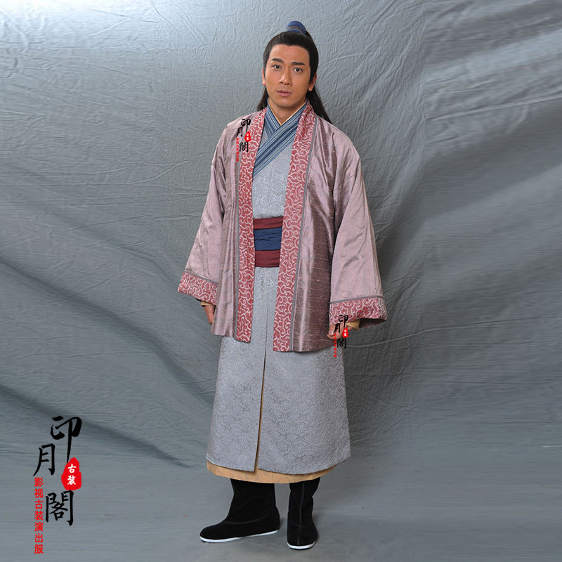 影视唐朝宋朝明朝男士汉服富商员外古装掌柜服老爷官员便装演出服