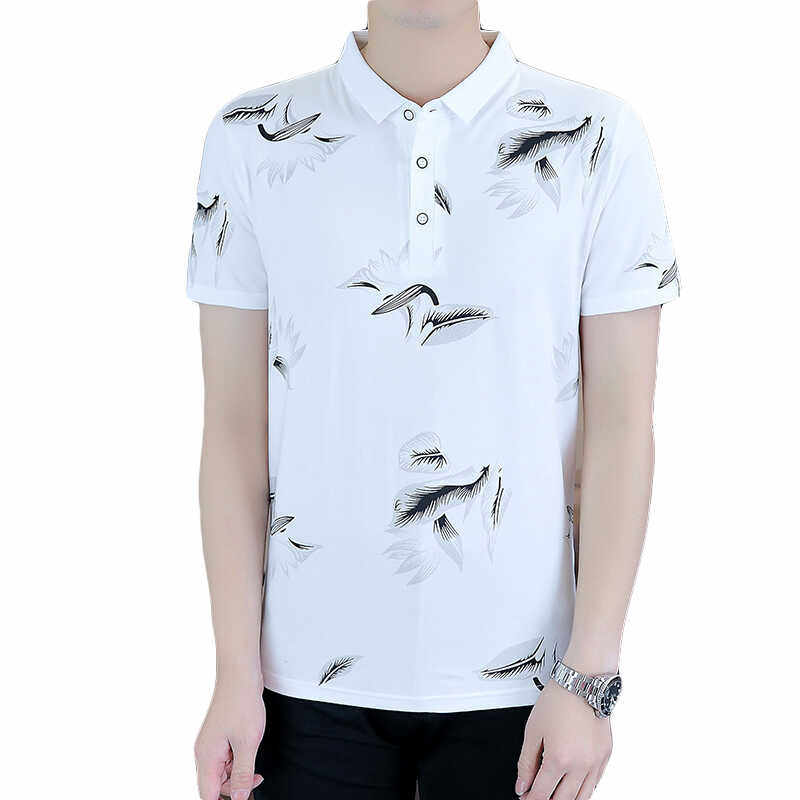 翻领T恤夏季新款休闲印花纯棉短袖polo衫时尚潮流夏天衣服短袖,淘宝优惠券,粉丝福利购,淘宝优惠卷