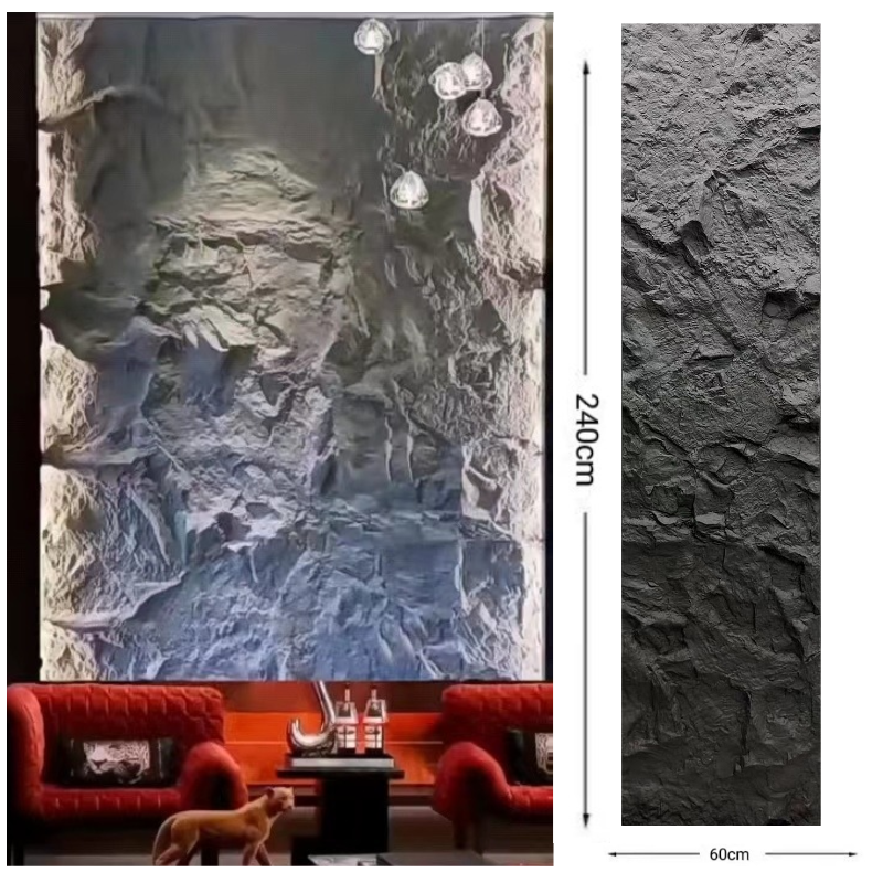 PU石皮大板连纹岩石蘑菇石仿真石材轻淘石山岩石轻质文化石背景墙,淘宝优惠券,粉丝福利购,淘宝优惠卷