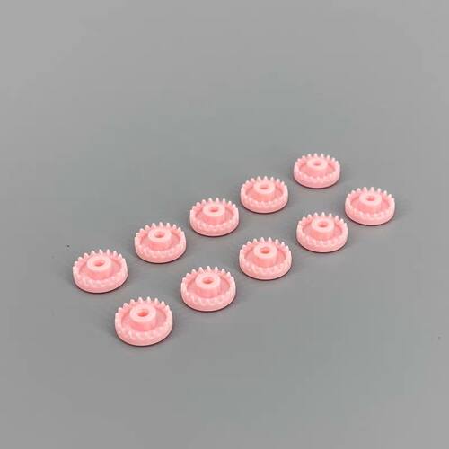 捷品四驱车配件 3.5:1/4:1传动轴齿轮冠齿直齿斜齿改装零件 - 图2