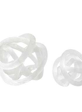 中古艺术琉璃毛线球设计礼物纸镇