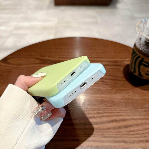 精孔果冻液态硅胶适用iPhone15手机壳苹果14Promax全包镜头13清新14Pro不变色13promax甜美12软壳15Pro防摔女 - 图3