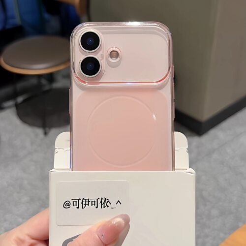 简约超薄磨砂大视窗秒变17适用iphone17Promax手机壳17Air苹果16pro硅胶15pro高级感14plus透明13防摔12好看 - 图0