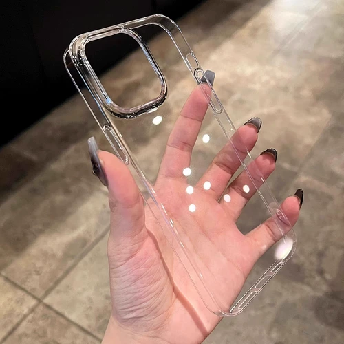 Apple, ультратонкий прозрачный совместимый iPhone 15, чехол для телефона, защитный чехол подходит для мужчин и женщин, 15promax, iphone, 13, 11x, популярно в интернете, простой и элегантный дизайн