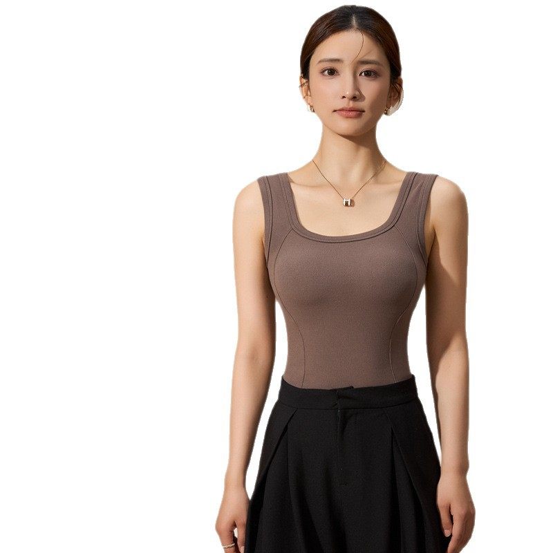 9998石墨烯保暖背心秋冬内搭羽绒贴片带胸垫一体免穿文胸内衣女,淘宝优惠券,粉丝福利购,淘宝优惠卷