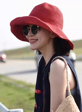 灵允草帽出游休闲女春季厂家直销