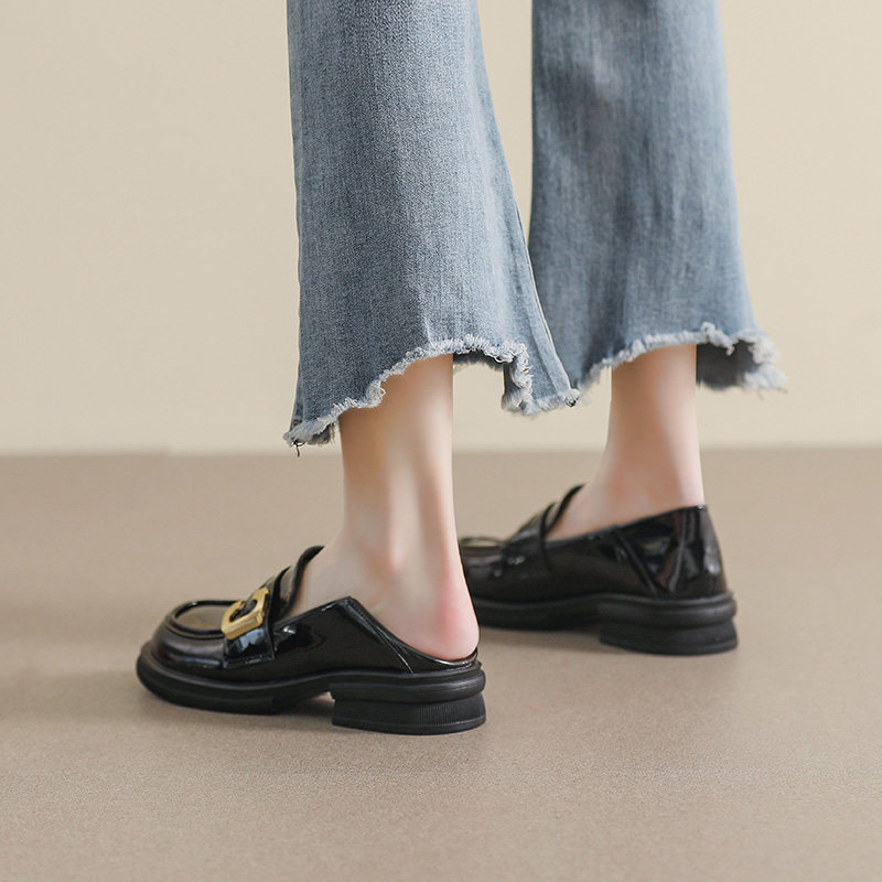 复古小皮鞋女英伦2025新款百搭通勤乐福鞋平底大码女鞋41一43单鞋,淘宝优惠券,粉丝福利购,淘宝优惠卷