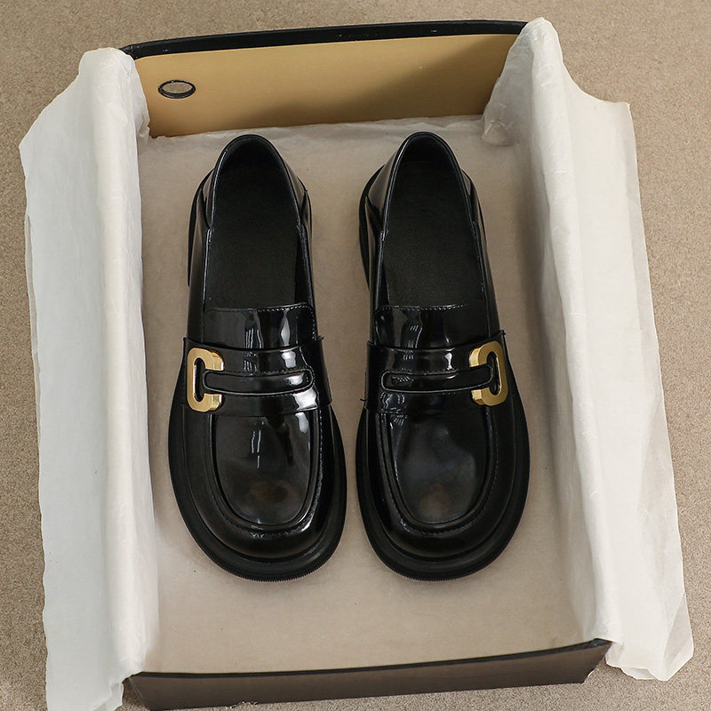 复古小皮鞋女英伦2025新款百搭通勤乐福鞋平底大码女鞋41一43单鞋,淘宝优惠券,粉丝福利购,淘宝优惠卷