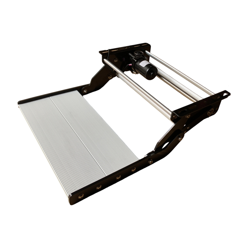 房车折叠踏步拖挂迎宾踏板手动收缩脚踏电动踏板V80无损安装踏板 - 图3