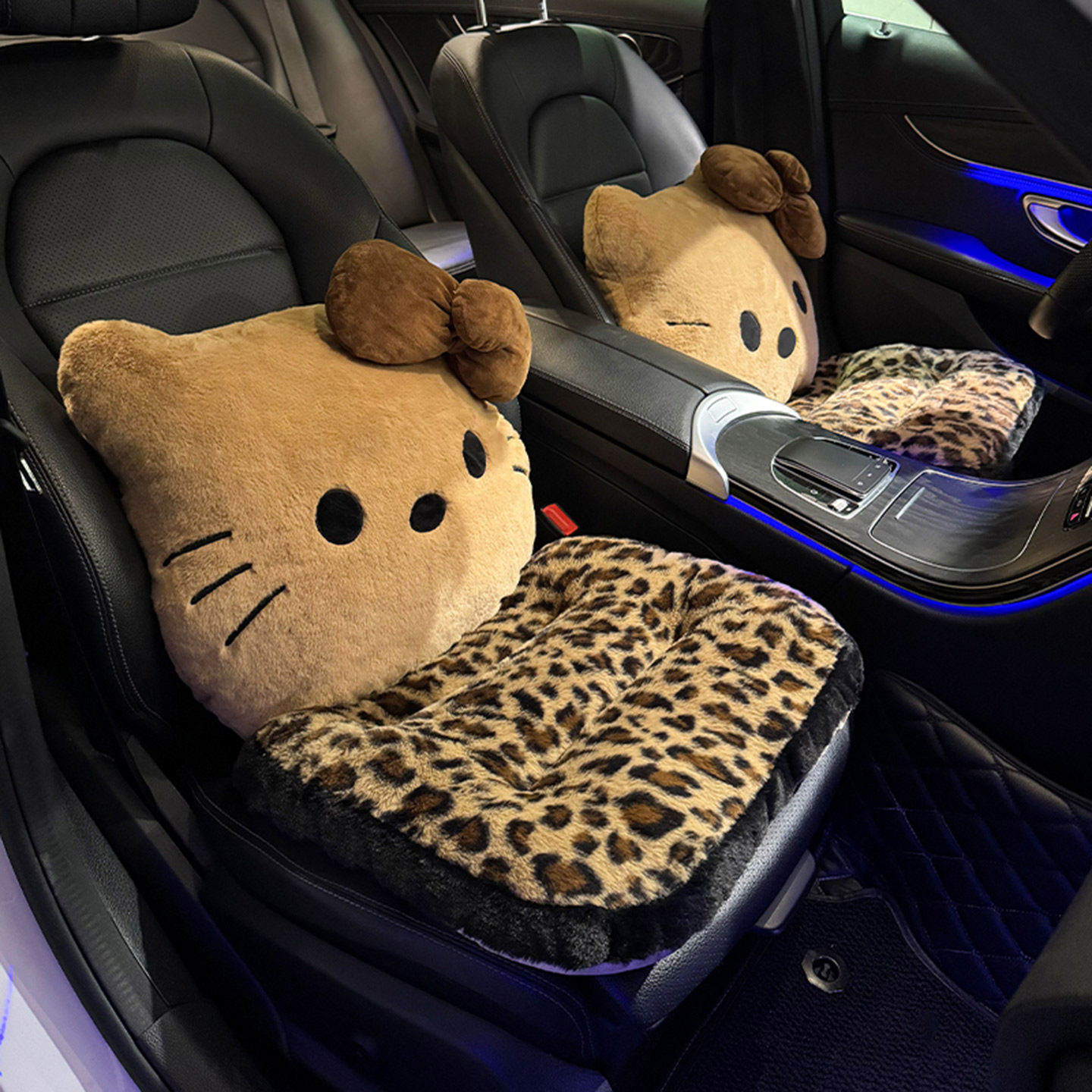 汽车坐垫冬季毛绒保暖加厚车垫子单片腰靠一体女士高级感车座垫,淘宝优惠券,粉丝福利购,淘宝优惠卷