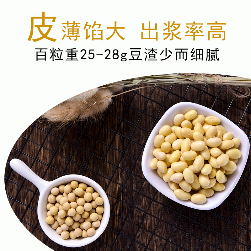 东北农业大学非转基因黄豆打豆浆专用东农豆252有机散装大豆1.7Kg-图2