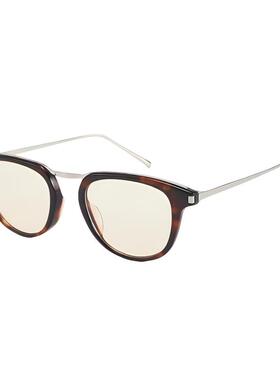 【柒柒】日韩复古近视高级感板材+钛眼镜框文艺平光镜8908