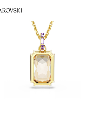 施华洛世奇Millenia方糖项链吊坠长款叠戴配饰送礼物
