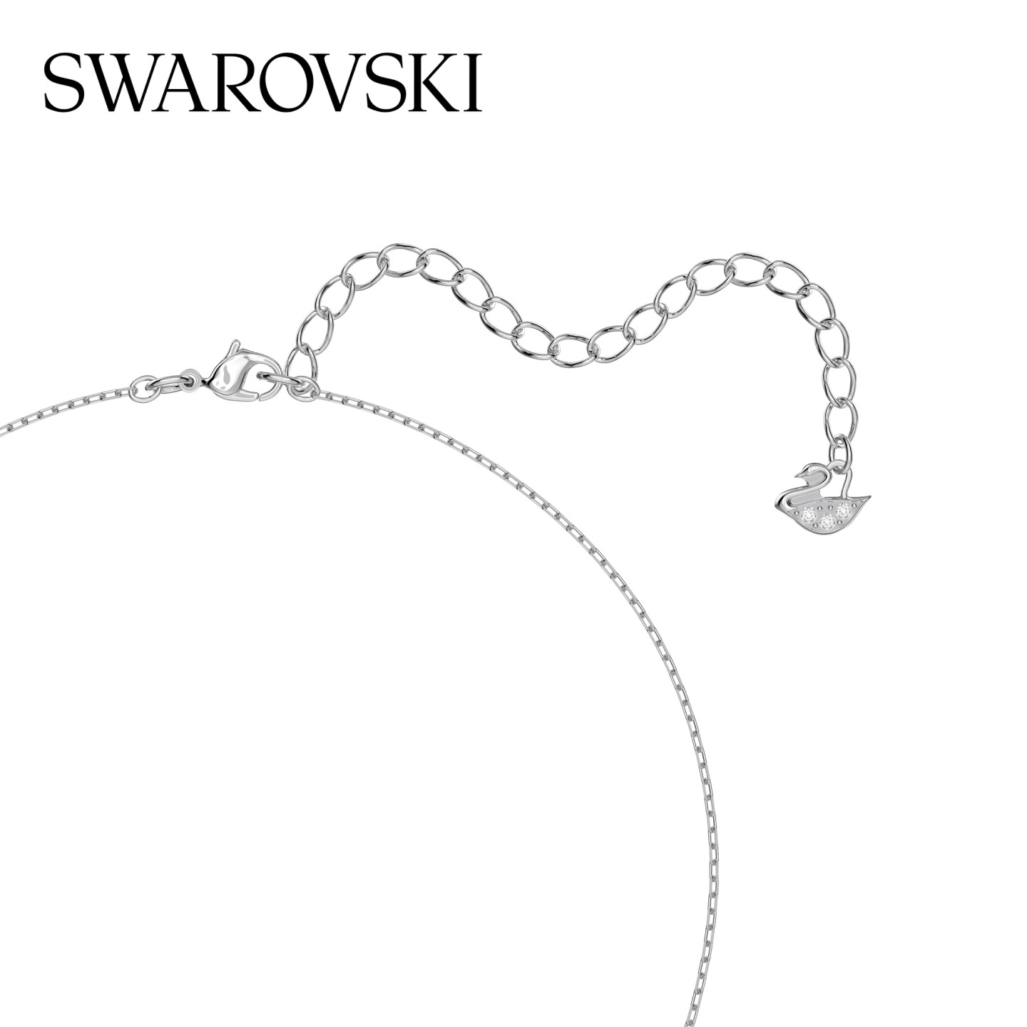 施华洛世奇Una项链四叶草吊坠锁骨链仿水晶送礼物