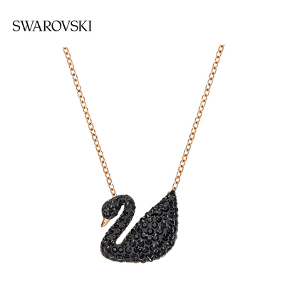 施华洛世奇黑色天鹅女项链