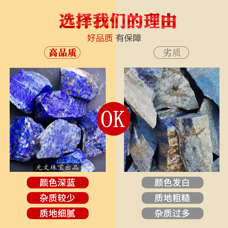 天然阿富汗青金石原石水晶矿石标本宝石无火香薰石扩香石原石摆件 - 图1