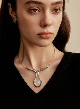 MONSECRET铜镀白金，玉髓