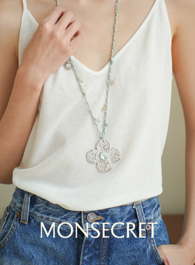 MONSECRET飞鸟大吊坠轻奢项链