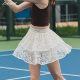 Lakewill双层蕾丝网球短裙透气跑步防走光速干休闲户外运动短裙