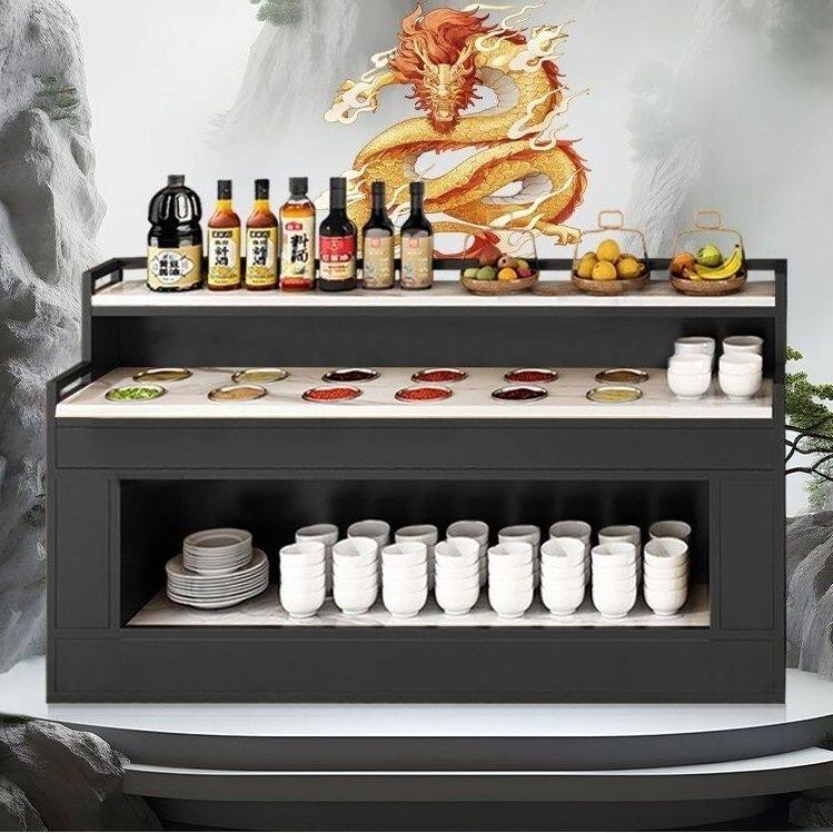调料台商用火锅调料台蘸料柜火锅店饭店餐厅麻辣烫酱料柜一体料台,淘宝优惠券,粉丝福利购,淘宝优惠卷