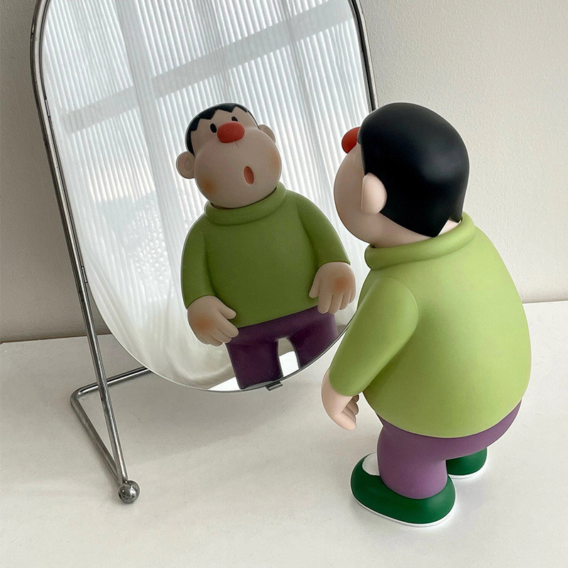 胖虎歪头摆件大号手办卡通家居玄关客厅桌面可爱创意摆件,淘宝优惠券,粉丝福利购,淘宝优惠卷