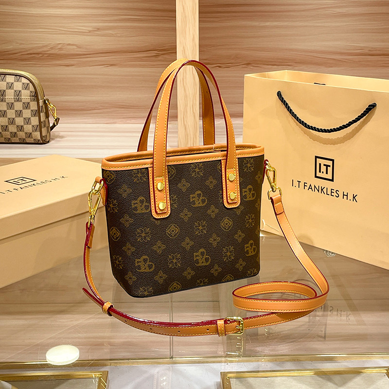 CITEX LV官方旗舰店香港520真皮托特菜篮子包包女2025新款春夏高 - 图0