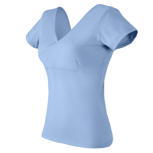舞蹈服上衣短袖练功服女中国舞现代舞艺考形体服成人黑色日常可穿 - 图3