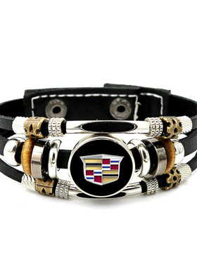 宝马奔驰各种车标手链手环手绳学生男女孩情侣定制款