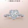 S999 sterling silver love diamond ring for women D color eight hearts and eight arrows sterling silver knot wedding diamond ring