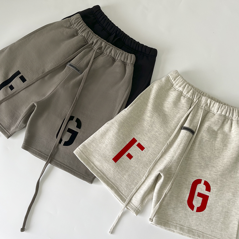 FEAR OF GOD FOG复线ESSENTIALS高街潮牌FG短裤夏五分裤子男宽松 - 图1