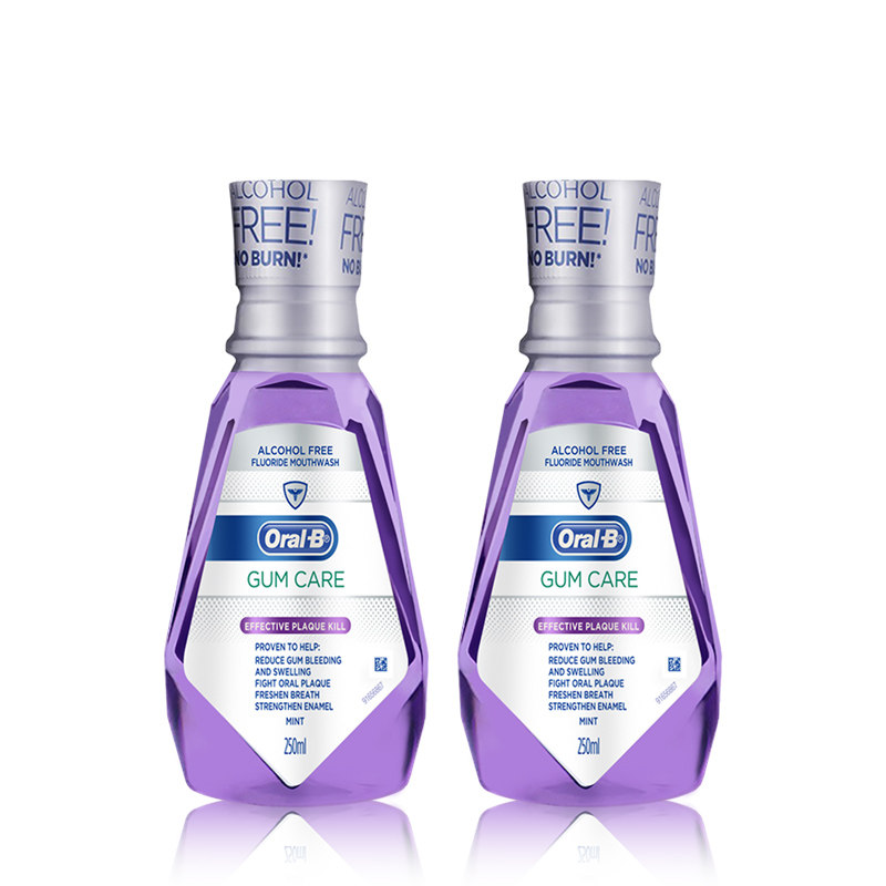 oralb欧乐b酒精添加牙龈*漱口水 OralB欧乐B漱口水