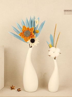 摆件客厅家居饰品家庭玄关展示柜电视柜角几花瓶轻奢高档摆设软装