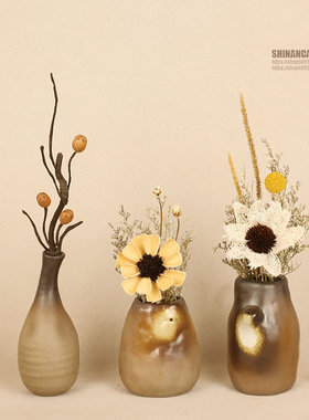 小摆件家居饰品客厅家庭书柜茶室茶架民宿侘寂风书架中式复古软装