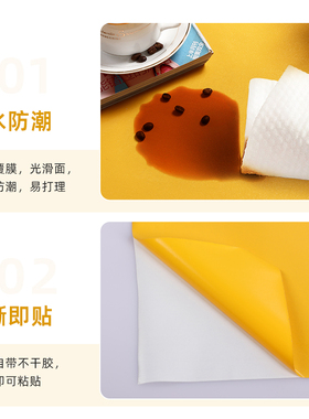 烤漆橱柜门翻新贴纸厨柜桌面贴膜