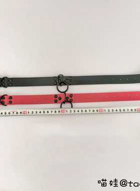 圆环手作项链皮链奴与主项圈男生