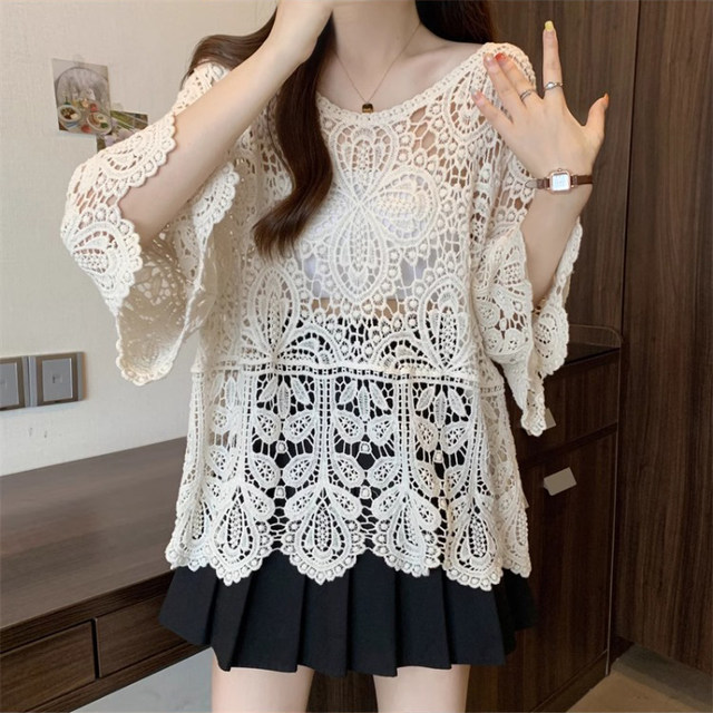 ເສື້ອຢືດແບບຝລັ່ງເສດແບບ retro crocheted
