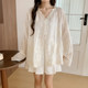 ເສື້ອ lace embroidered ບາງ summer 2025