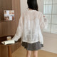 ເສື້ອ lace embroidered ບາງ summer 2025