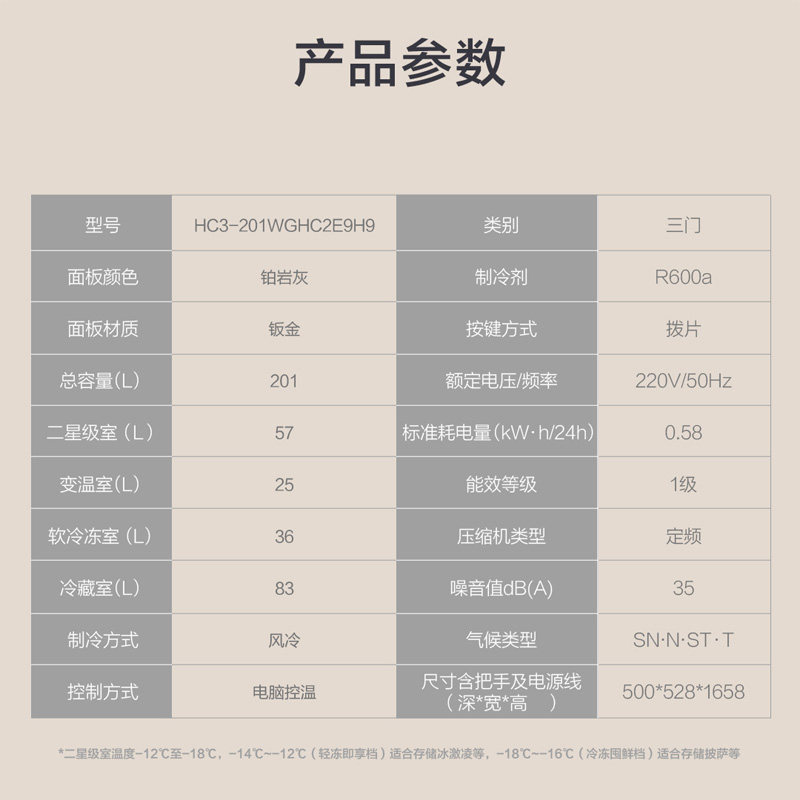 海尔小奶芙201L风冷无霜一级能效节能低噪小型租房两门家用小冰箱