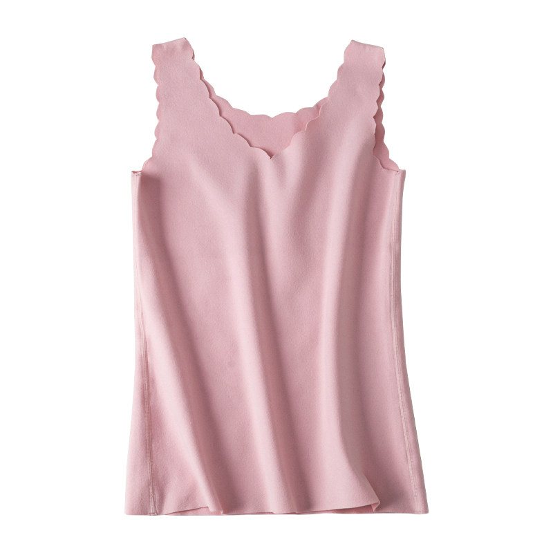 秋冬保暖上衣女修身内搭打底衫发热双面德绒无痕磨毛背心内衣包邮,淘宝优惠券,粉丝福利购,淘宝优惠卷