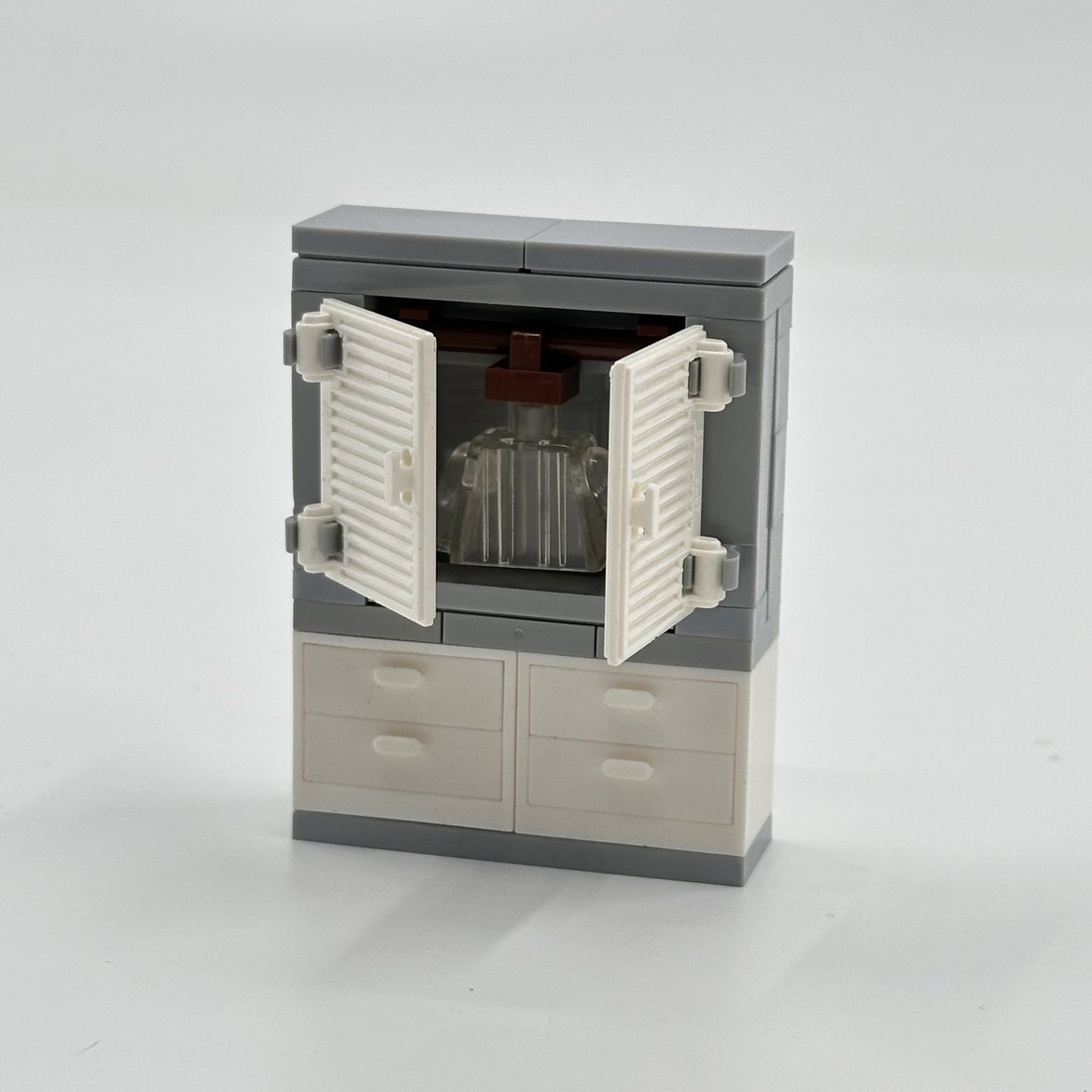 国产MOC现代衣服柜室内装家具DIY小颗粒积木 散装配件,淘宝优惠券,粉丝福利购,淘宝优惠卷