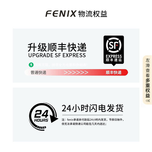 Fenix菲尼克斯E06R钥匙扣应急防水强光充电式迷你小型便携手电筒 - 图2