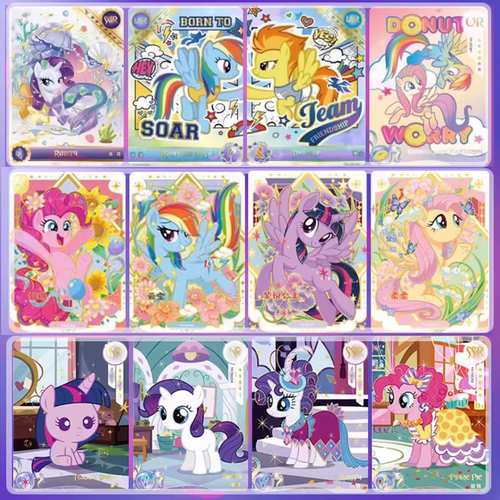 正版卡游小马宝莉卡片辉月包第9弹sc收藏ZR卡盲盒碧琪柔柔 - 图1